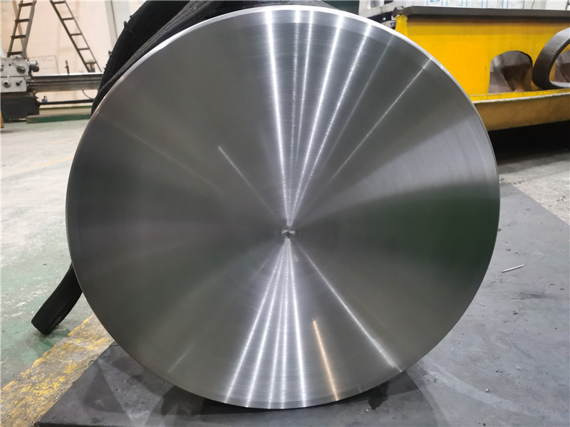 At the top of the finished